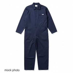 Ironwear Mens 2XL 54 Navy Blue Flame Resistant FR Work Jumpsuit Coveralls NFPA